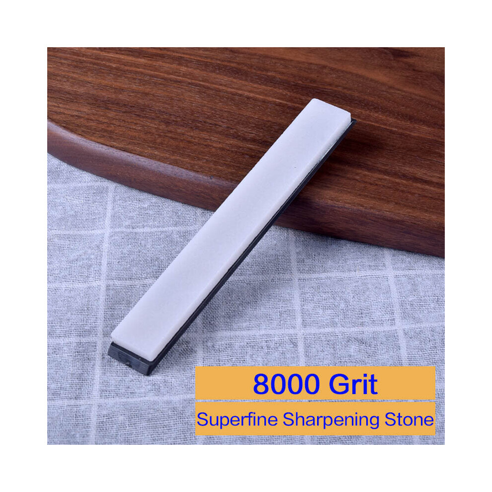 (A-Superfine 8000 Stone As Shown) Multi Grit Fixed Angle Knife Sharpener Sharpening Stone Corundum Diamond Whetstone Oil Stone Honing Stones Sharpenin 4853843683727