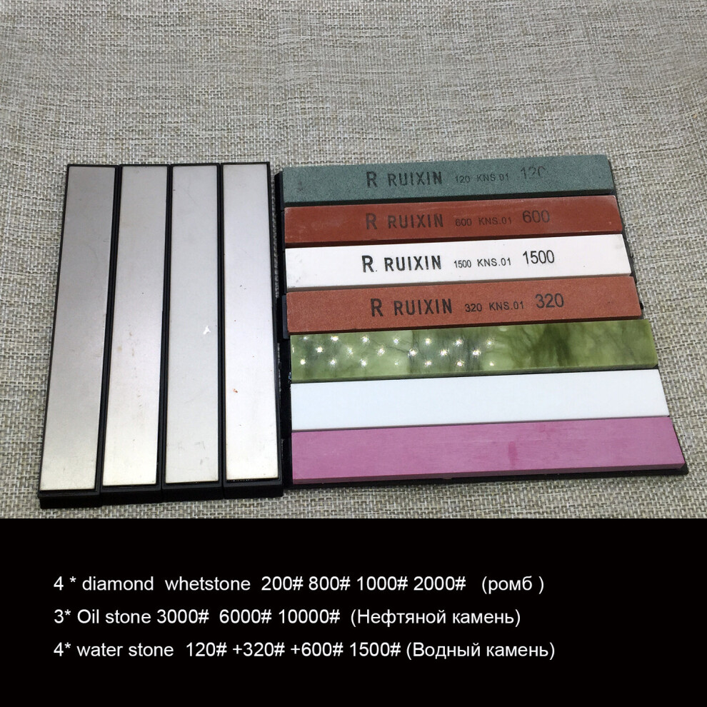 (A-Plum) 6000# 8000# 10000# Grit Ruixin Pro Edge Pro Knife Sharpener's Replace Diamond Whetstone Corundum Oil Stone ,Honing Stone 4853843775422