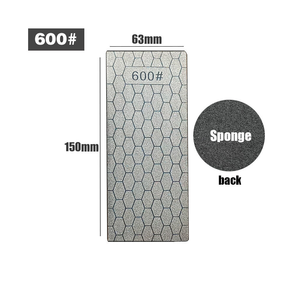 (A-600) Diamond Sharpening Stone Knife Sharpener 150*65*2.5Mm Ultra-Thin Honeycomb Surface Kitchen Grinding Tool Knife Whetstone 4853843704439