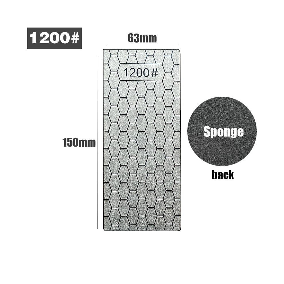 (A-1200) Diamond Sharpening Stone Knife Sharpener 150*65*2.5Mm Ultra-Thin Honeycomb Surface Kitchen Grinding Tool Knife Whetstone 4853843704361
