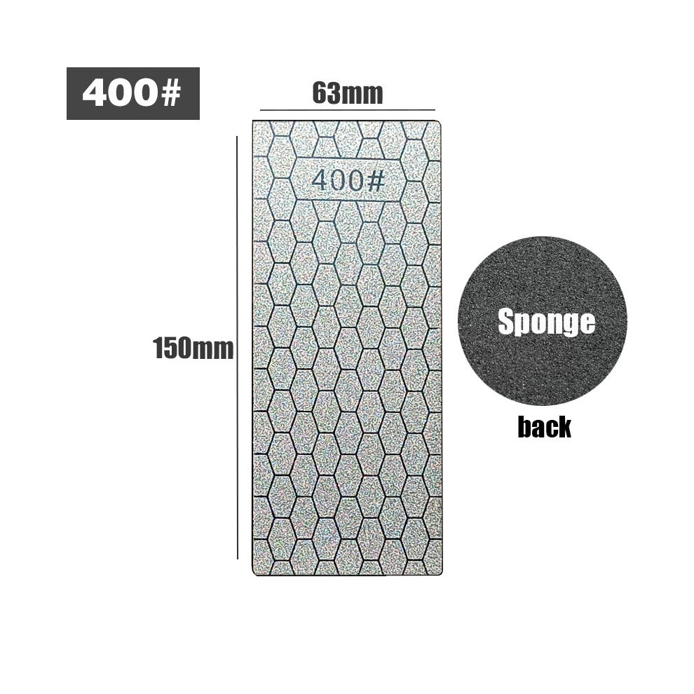 (A-400) Diamond Sharpening Stone Knife Sharpener 150*65*2.5Mm Ultra-Thin Honeycomb Surface Kitchen Grinding Tool Knife Whetstone 4853843704378