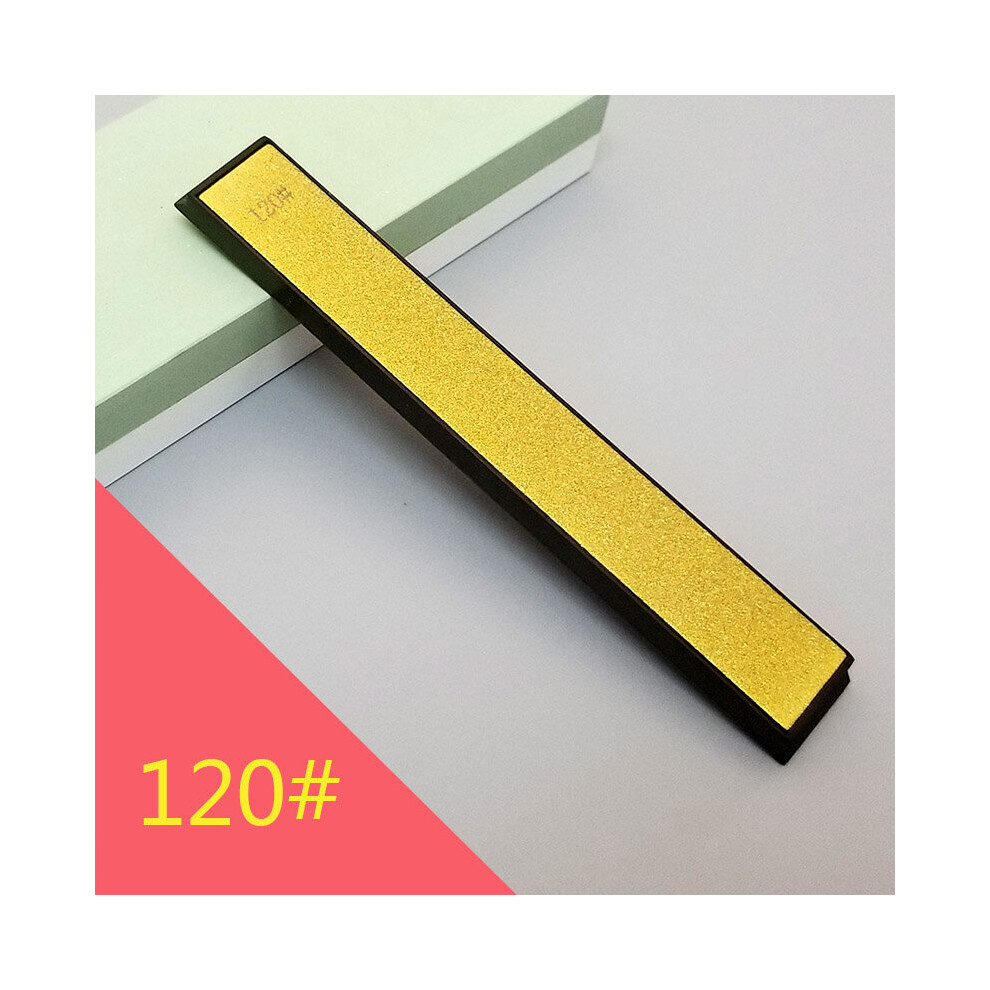 (A-120 Grit) New Arrival 120-1200 Grit Golden Diamond Sharpening Stone Knife Sharpener Kitchen Tools Grinding Stone 4853843729586