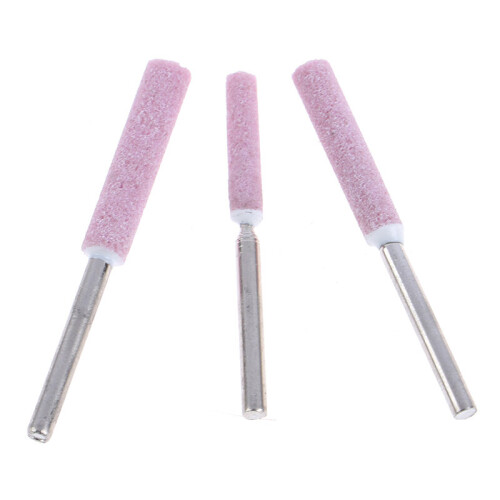 (a-B) 5pcs/set Chain Saw Sharpening Grinding Stone Bits File Rotary Tool 3mm Parts Replacement Tools Accessories 1