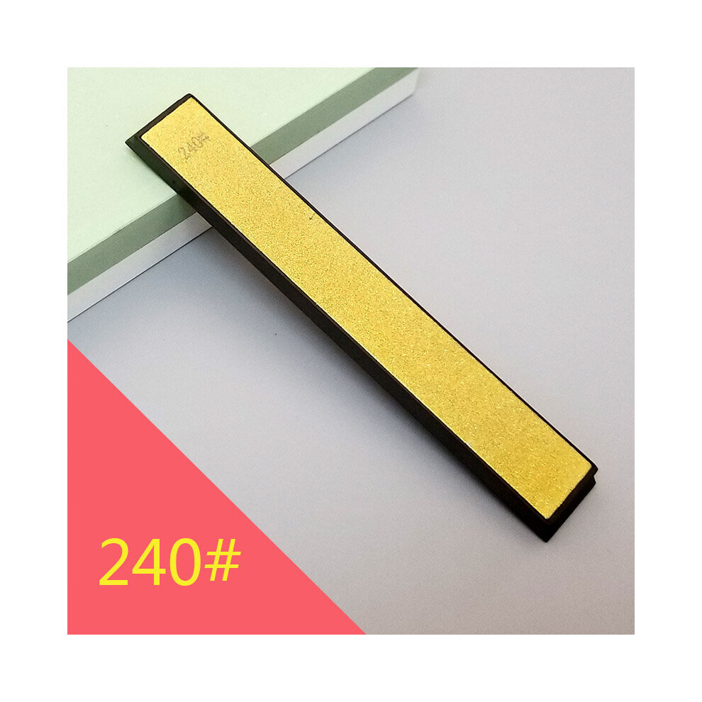 (A-240 Grit) New Arrival 120-1200 Grit Golden Diamond Sharpening Stone Knife Sharpener Kitchen Tools Grinding Stone 4853843729630