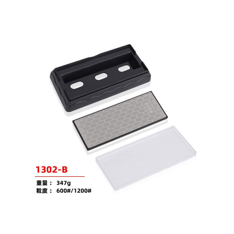 (A-600 1200 Set) Double-Side Sharpener Diamond Whetstone Knife Sharpening Stone Kitchen Grit Chef Knife Grinding Tool 400/600/1000/1200 Grit 4853843704255