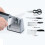 (a-red) Professional 5 in 1 Knife Sharpener Kitchen Scissors Sharpening Tool Whetstone Tungsten Diamond Adjust Angle Grinding Machine 2