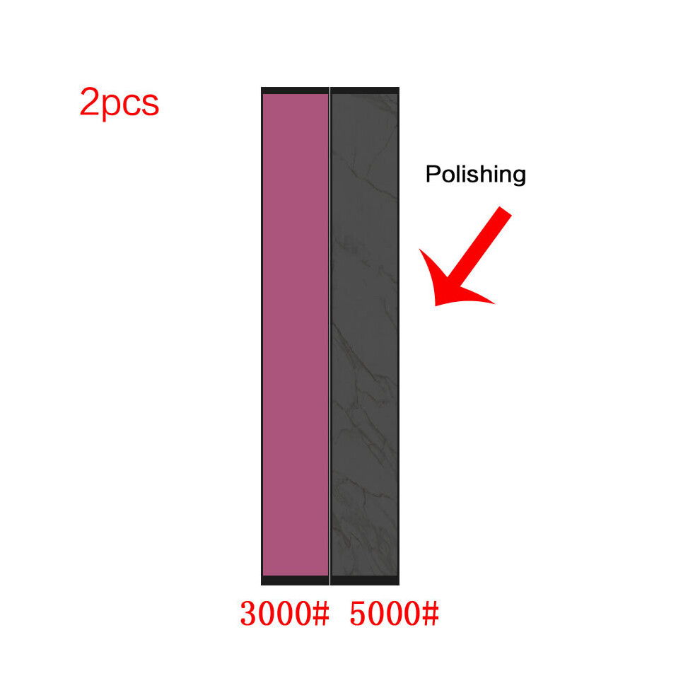 (A-2Pcs Sharpening Stone) Sharpening Stone Kitchen Knife Sharpener Fixed Angle Sharpener System Tool White Corundum Whetstone Knife Sharpener Professi 4853843697304