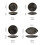 (a-E) Phnom Penh Household Kitchen Tableware European Creative Steak Plate Black Ceramic Dishes Spoon  Bowl Dish Flatware Set 5
