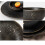 (a-E) Phnom Penh Household Kitchen Tableware European Creative Steak Plate Black Ceramic Dishes Spoon  Bowl Dish Flatware Set 6