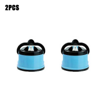 (a-2PCS Blue) Suction Cup Whetstone SuperSharp Suction Cup Knife Sharpener Ceramic Rod Knife Tungsten Portable Magic Sharper Type For Kitchen