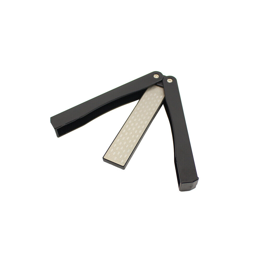 (A-A 1Pc) Portable 5" Double Side Whestone Grindstone For Pocket Folding Knife Sharpen Sharpening Stone Sharpener Sharpener Diamond 4853843662456