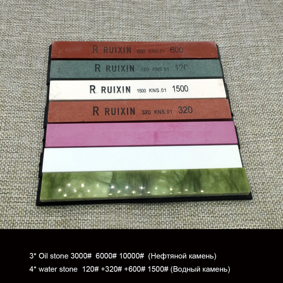 (A-Plum) 1Pc-11Pcsedge Pro Sharpener's Oilstone Diamond Whetstone Knife Sharpener Kme Ruixin Pro Sharpening Stone Oil Stone Honing Stones 4853843696925