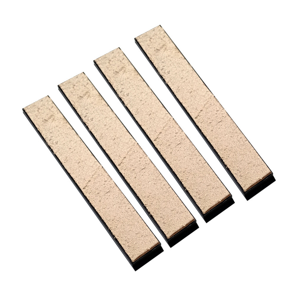 (A-4Pcs Leather) Leather Honing Strop Compound Grinding Knife Paste Sharpener Sharpening Stone Fine Grind Grinding Oil Stone Fixed Tools 4853843773640