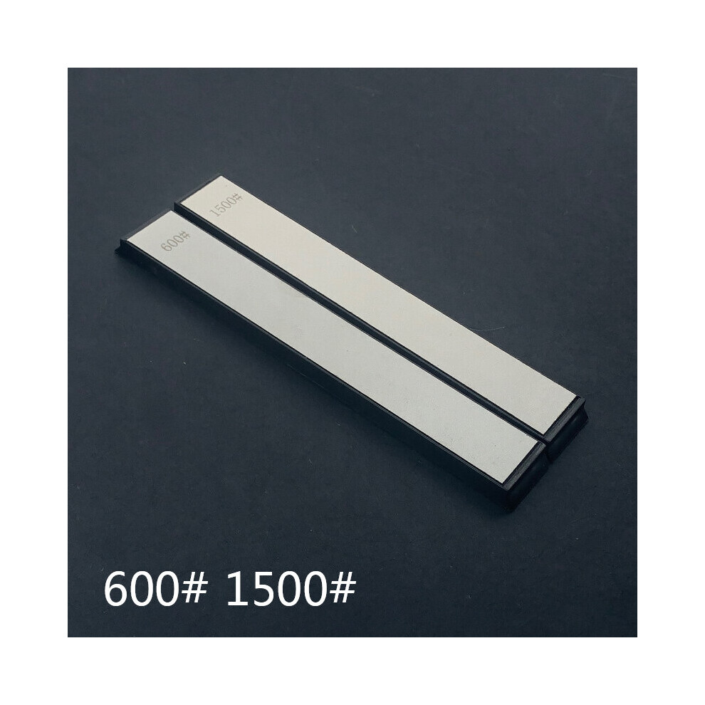(A-600 1500 Grit) 2Pcs 240 800# Diamond Bars Sharpening Stone Knife Sharpener Replaceable Whetstone Kitchen Gadgets Apex Quick Sharp Hard Base Set 4853843749492