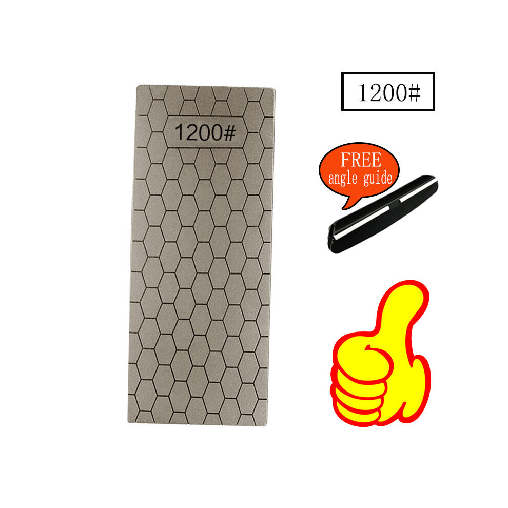 (A-Dmd 1200 Kc01) Diamond Sharpening Stone Knife Sharpener 150*65*2.5Mm Ultra-Thin Honeycomb Surface Kitchen Grinding Tool Knife Whetstone 4853843703746