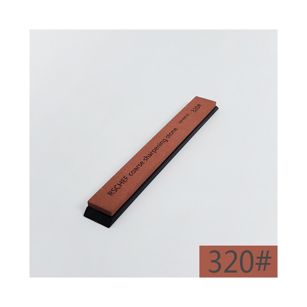 (A-320 Grit) Big Size Professional Sharpening Stone Angle Kitchen Knife Sharpener Grindstone White Corundum Whetstone Fast Knife Tools 4853843675968