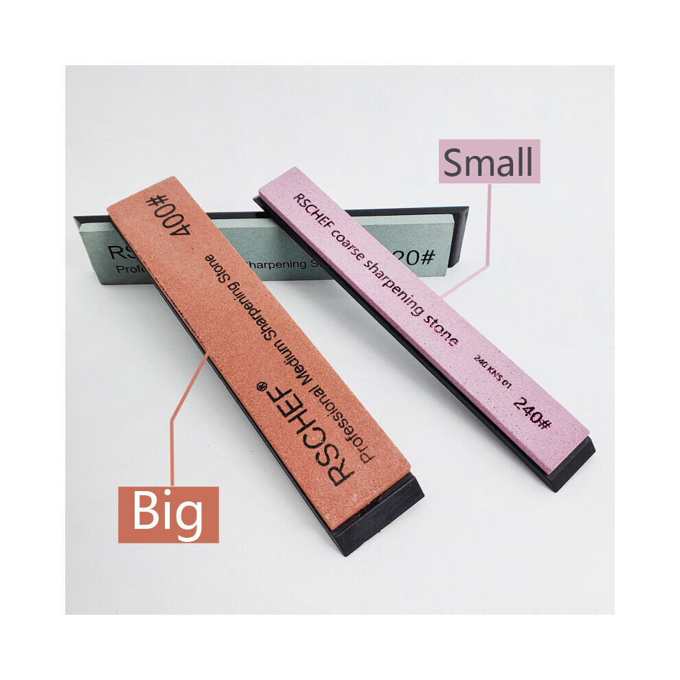 (A-180 Grit) Big Size Professional Sharpening Stone Angle Kitchen Knife Sharpener Grindstone White Corundum Whetstone Fast Knife Tools 4853843675920