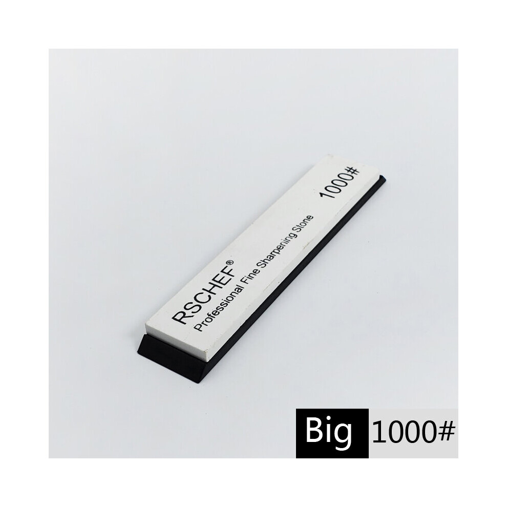 (A-Big 1000 Grit) Big Size Professional Sharpening Stone Angle Kitchen Knife Sharpener Grindstone White Corundum Whetstone Fast Knife Tools 4853843676019