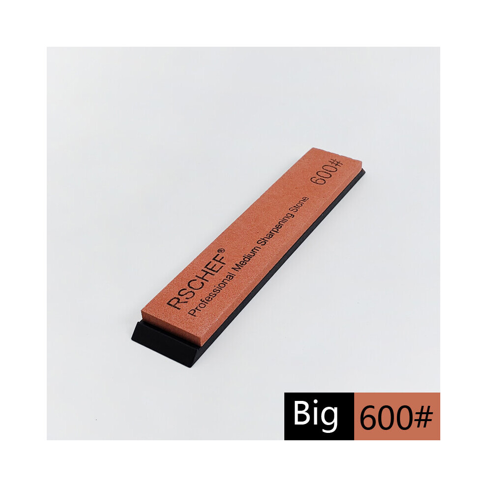 (A-Big 600 Grit) Big Size Professional Sharpening Stone Angle Kitchen Knife Sharpener Grindstone White Corundum Whetstone Fast Knife Tools 4853843676095