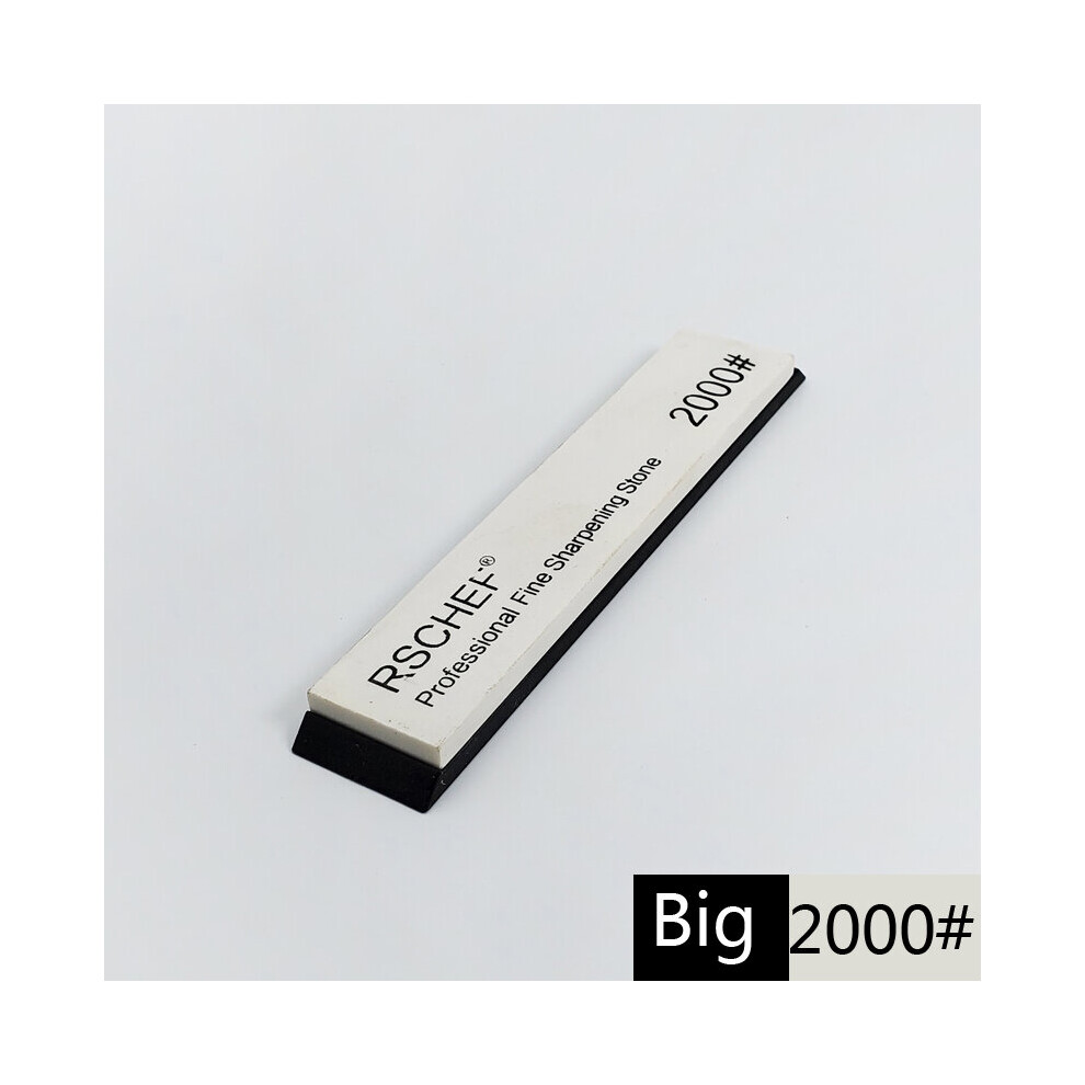 (A-Big 2000 Grit) Big Size Professional Sharpening Stone Angle Kitchen Knife Sharpener Grindstone White Corundum Whetstone Fast Knife Tools 4853843676040