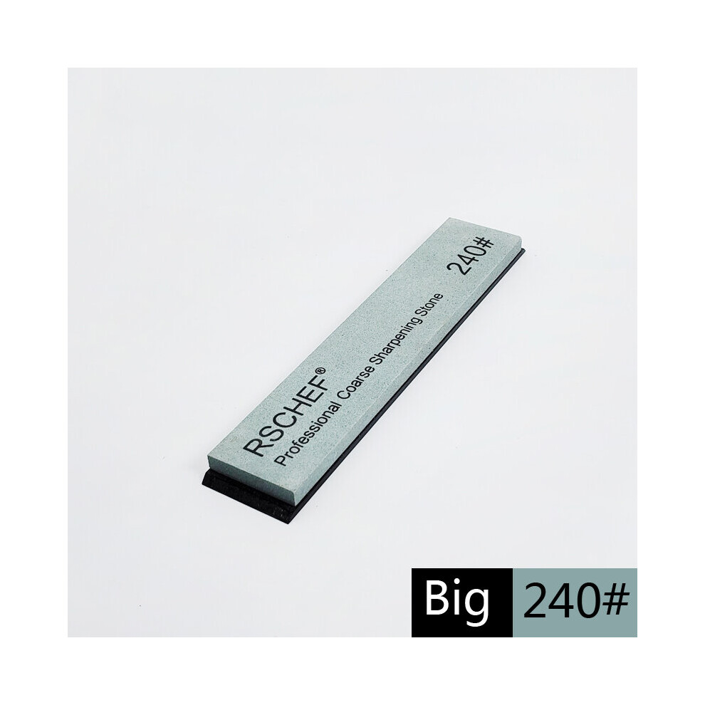 (A-Big 240 Grit) Big Size Professional Sharpening Stone Angle Kitchen Knife Sharpener Grindstone White Corundum Whetstone Fast Knife Tools 4853843676057