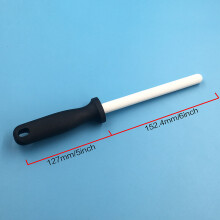 (a-6 inch Sharpening rod) Fine ceramic sharpener stick sharpener ceramic stick professional butcher ceramic knife stick swing knife stick stick sharpener