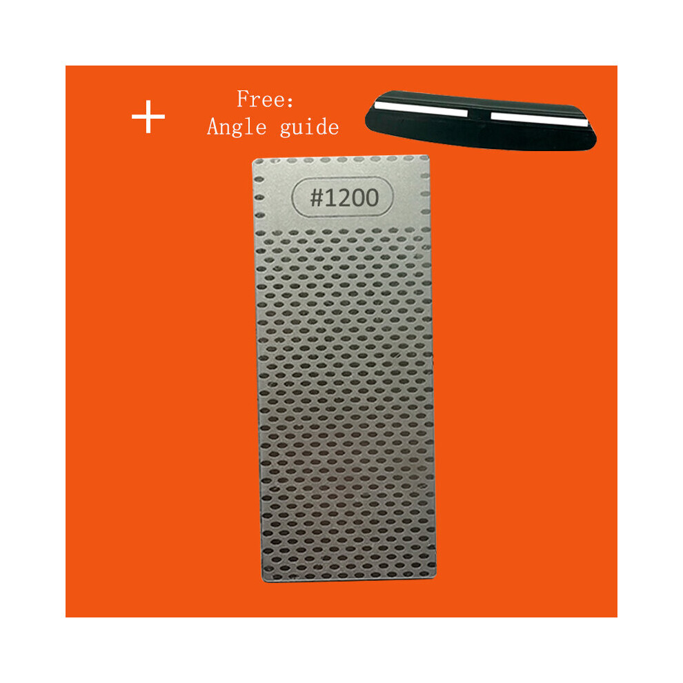 (A-Yk 1200 Kc01) Diamond Sharpening Stone Knife Sharpener Surface Kitchen Grinding Tool Knife Whetstone 150*63*2.5Mm Base 400 600 1000 1200 Grit 4853843650415