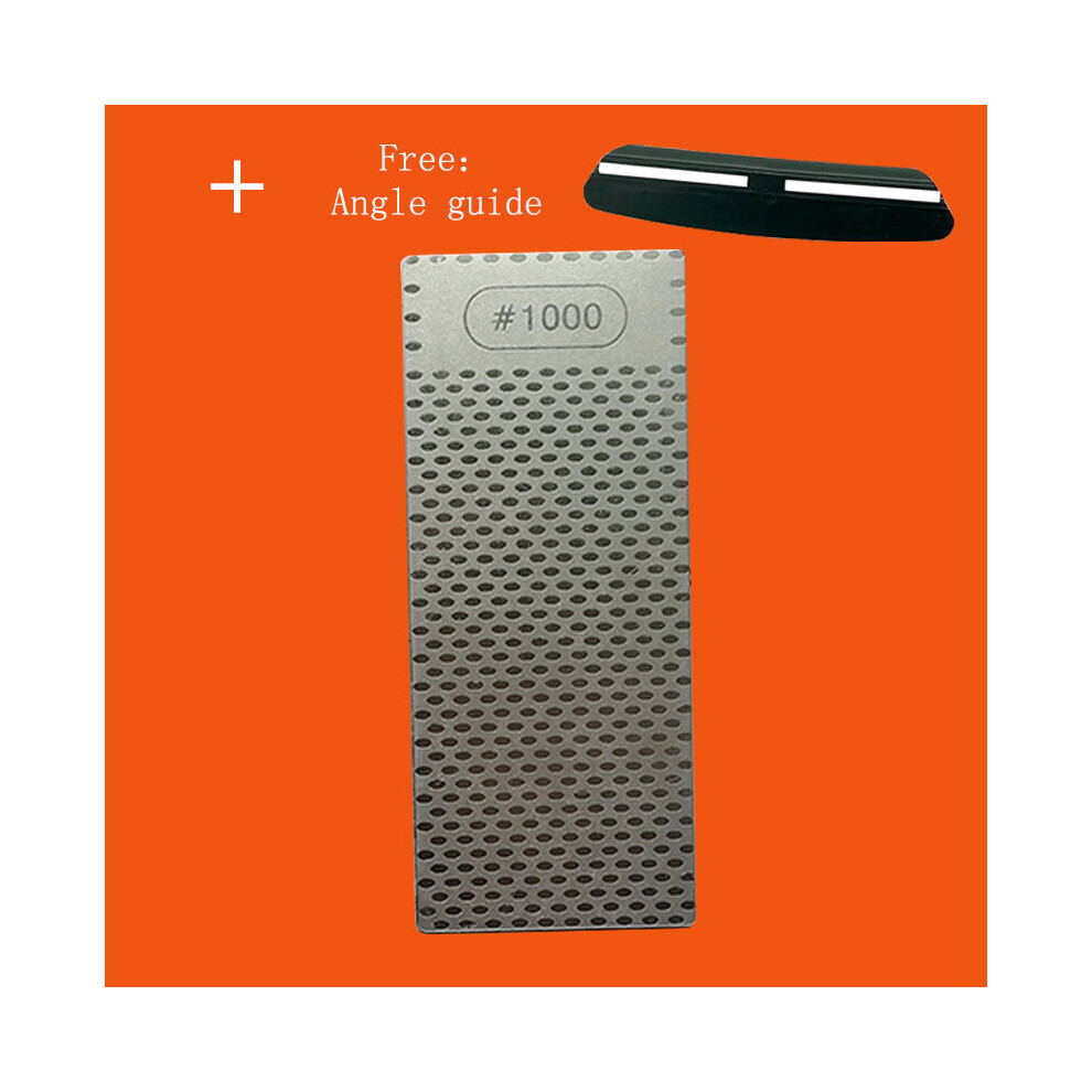 (A-Yk 1000 Kc01) Diamond Sharpening Stone Knife Sharpener Surface Kitchen Grinding Tool Knife Whetstone 150*63*2.5Mm Base 400 600 1000 1200 Grit 4853843650408