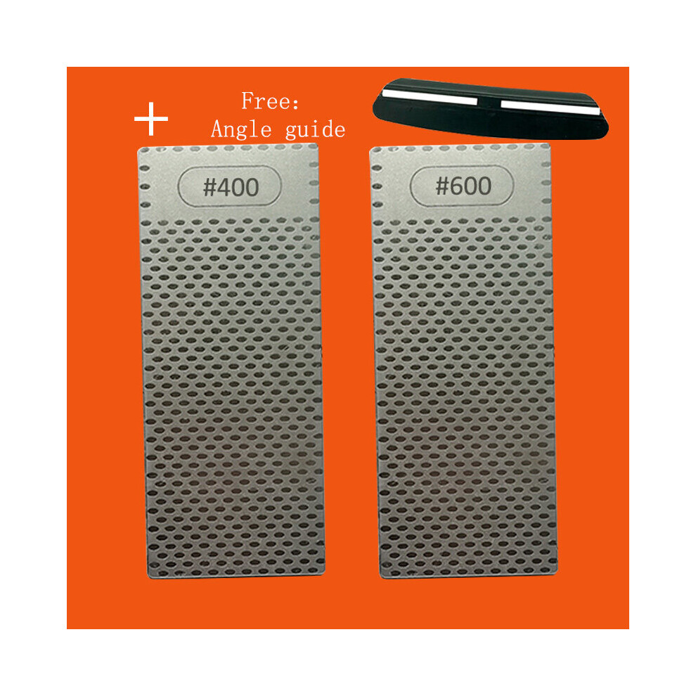 (A-Yk 400 600 Kc01) Diamond Sharpening Stone Knife Sharpener Surface Kitchen Grinding Tool Knife Whetstone 150*63*2.5Mm Base 400 600 1000 1200 Grit 4853843650460