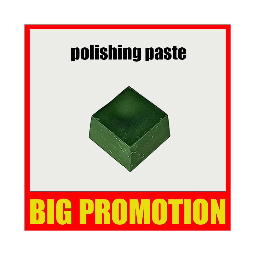 (A-1 Pcs Grinding Paste) Knife Polishing Sharpener Sharpening Stone Leather Honing Strop Compound Green Abrasive Paste Metals Polishing Wax Paste 4853843621460