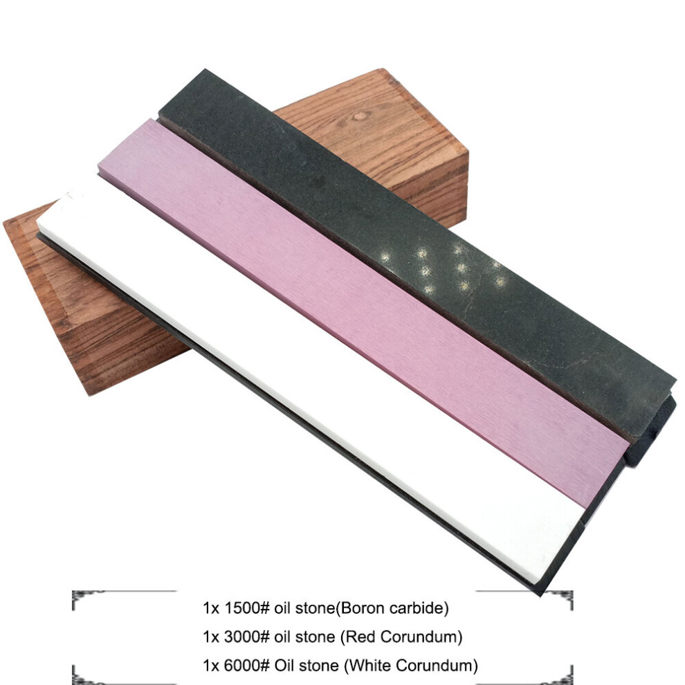 (A-Chocolate) 240-10000# Oilstone Edge Pro Knife Sharpener's Replce Whetstone Ruixin Pro Kme Sharpener System 4853843772445