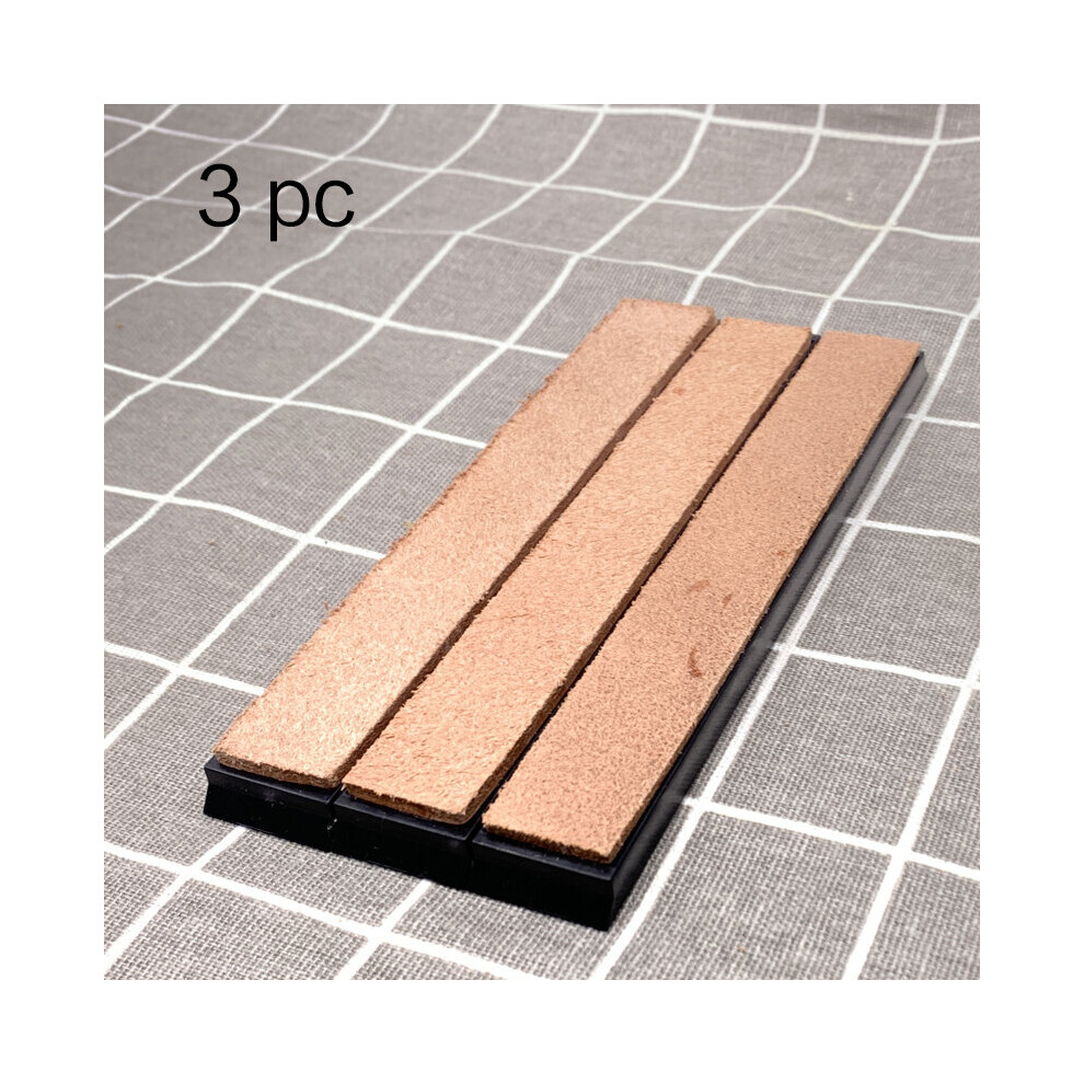 (A-3Pc) Knife Polishing Leather Belt Stropping Article For Sharpening The Knife For Sharpener Leather Honing Strop Sharpening Stone 4853843695362