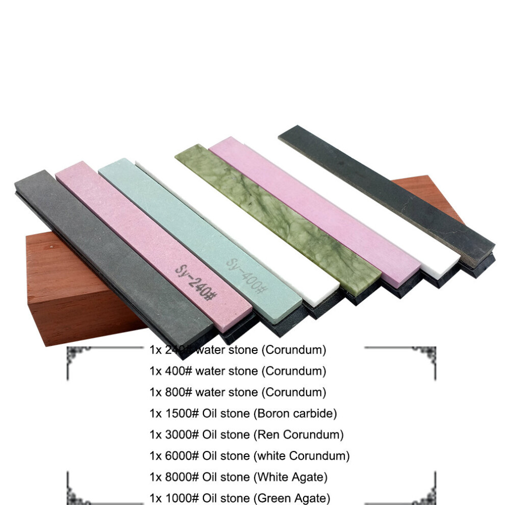(A-Plum) Many Grit Whetstone For Edge Pro Knife Sharpener Sharpening Stone Diamond Whetstone Oil Stone Honing Stones 4853843726424