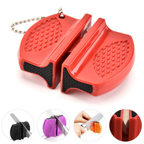 (a-05 1pc) Knife Sharpener Portable Quick Sharpener Stone Knife Blade Multi-function Non-Slip Knives Sharpening Suction Kitchen Tool 2