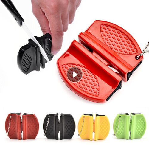 (a-05 1pc) Knife Sharpener Portable Quick Sharpener Stone Knife Blade Multi-function Non-Slip Knives Sharpening Suction Kitchen Tool 1