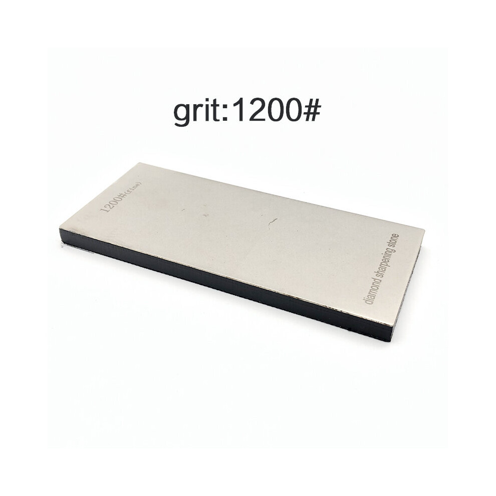 (A-Grit 1200) 80~3000 Mesh Diamond Bars Thick Non-Slip Base Sharpening Stone Knife Sharpener Whetstone Spyderco Honing Grinder 4853843771004