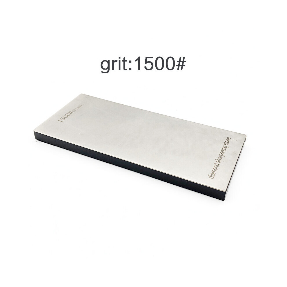 (A-Grit 1500) 80~3000 Mesh Diamond Bars Thick Non-Slip Base Sharpening Stone Knife Sharpener Whetstone Spyderco Honing Grinder 4853843771028