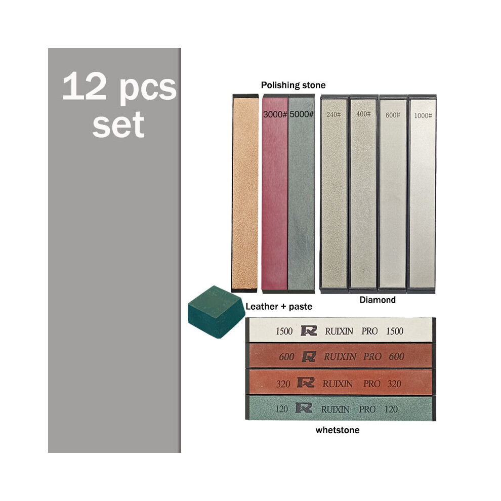 (A-4Y 4J 2B Pg As Photo) Sharpening Stone Kitchen Tool Fixed Angle Sharpener System White Corundum Whetstone Knife Sharpener Professional Honing Stone 4853843666218
