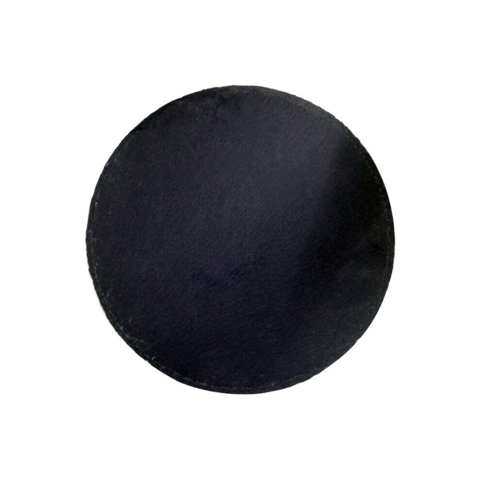 (a-20CM) Western Round Natural Black Slate Western Steak Plates Slate Dinner Plate Kitchen Cheese Cake Dishes Pizza Flat Fruit Tray-image-OPC-PBTHX5H-NEW