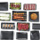 (a-D) Solid Black Food Grade Plastic Tableware Ceramic Plate Dish Dinnerware Restaurant Barbecue Steak Plates Household Dinner Dishes 6