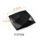 (a-D) Solid Black Food Grade Plastic Tableware Ceramic Plate Dish Dinnerware Restaurant Barbecue Steak Plates Household Dinner Dishes 7