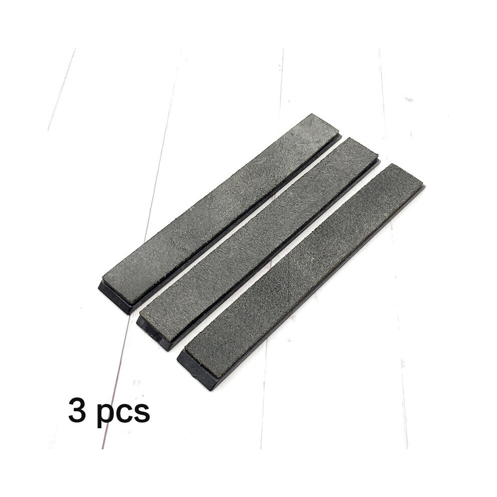 (A-3 Leather) Leather Article Razor Grinding Polishing Paste Black Leather Polish Belt Cowhide Honing Strop Knife Sharpening Wax Kitchen Bar 4853843711543