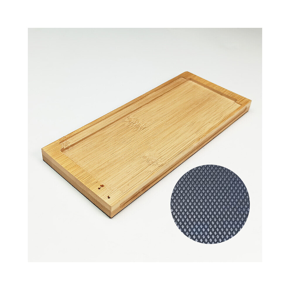 (A-A) Sharpening Stone Holder Knife Accessories Whetstone Base Sharpening Bamboo/Silica Gel Base System Kitchen Knife Sharpener Tools 4853843703234