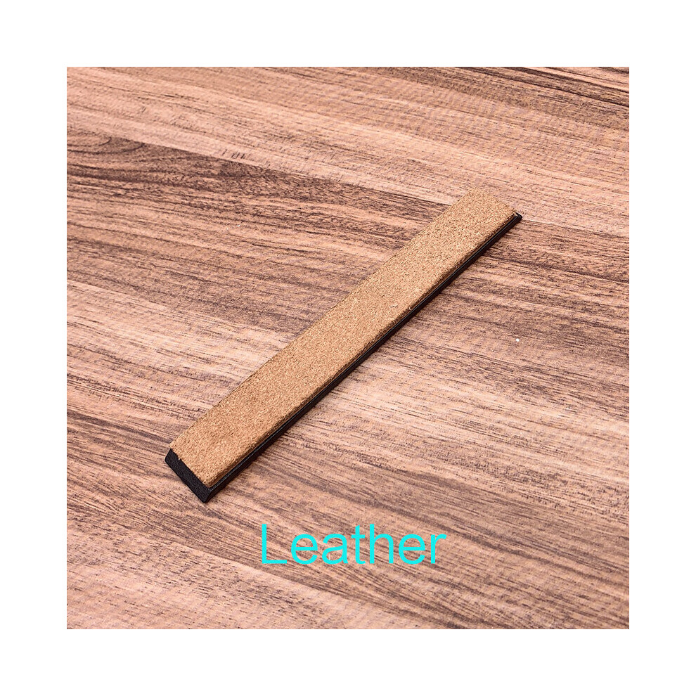 (A-Leather) Diamond Sharpening Stone Whetstone Kitchen Bar Knife Sharpener Scissors Razor Whetstone Polished Leather Sharpener 80-3000 Grit 4853843725755