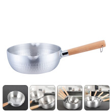 (a-29.5X16X7CM) Pan Pot Sauce Japanese Butter Warmer Saucepan Heating Yukihira Stainless Soup Steel Steamer Noodle Cookware Melt Pour Spout Stew