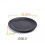 (a-D) Solid Black Food Grade Plastic Tableware Ceramic Plate Dish Dinnerware Restaurant Barbecue Steak Plates Household Dinner Dishes 1