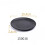 (a-C) Solid Black Food Grade Plastic Tableware Ceramic Plate Dish Dinnerware Restaurant Barbecue Steak Plates Household Dinner Dishes 1