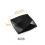 (a-D) Solid Black Food Grade Plastic Tableware Ceramic Plate Dish Dinnerware Restaurant Barbecue Steak Plates Household Dinner Dishes 4