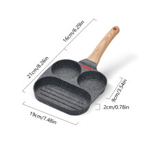 Egg Burger Maker Pan Non-stick Breakfast Making Pan Easy To Clean Kitchen Tools for Gas Stove and Induction Cookware Accessories