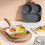 Egg Burger Maker Pan Anti-Scald Handle Breakfast Making Pan Non-stick Easy To Clean for Gas Stove and Induction Cooking Utensils 4
